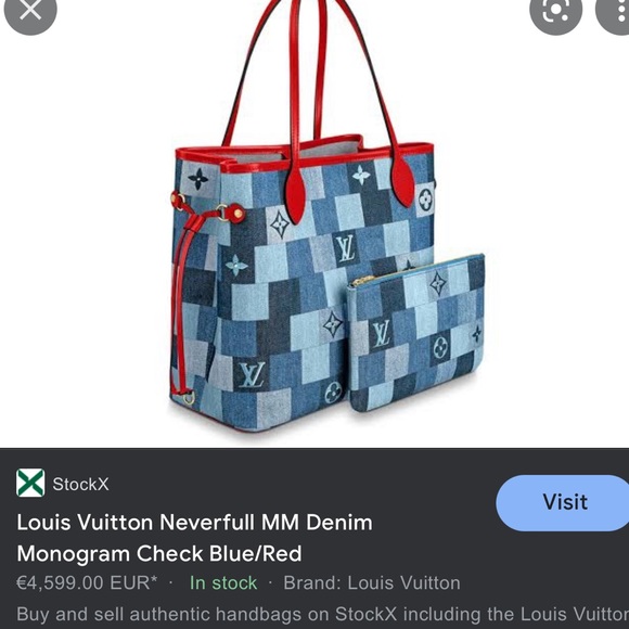 Louis Vuitton Patchwork Denim Neverfull MM - Picture 12 of 16